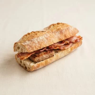 Greggs Bacon and Lone Breakfast Baguette