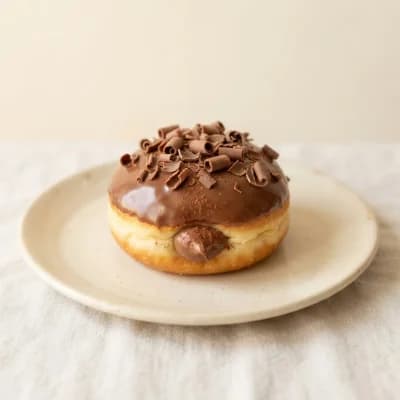 Greggs Filled Milk Chocolate Doughnut