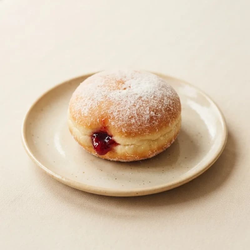 Greggs Jam Doughnut