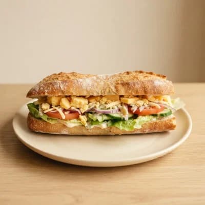 Greggs Mature Cheddar Cheese Salad Baguette