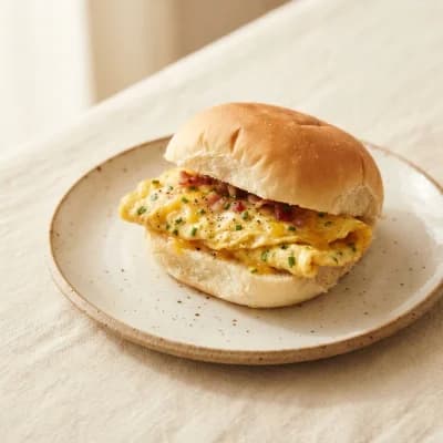 Greggs Omelette Breakfast Roll
