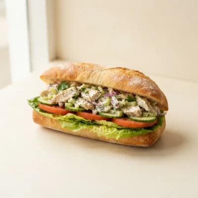 Greggs Roast Chicken Salad Roll
