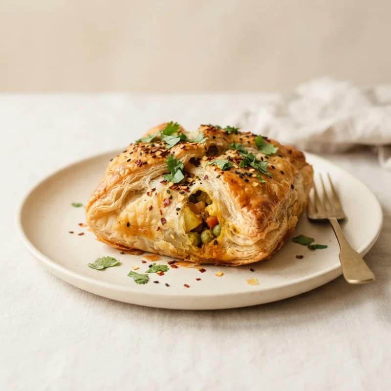 Greggs Spicy Vegetable Curry Bake