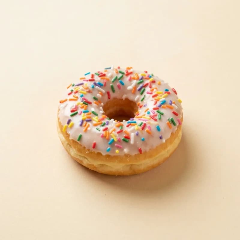 Greggs Sugar Strand Doughnut